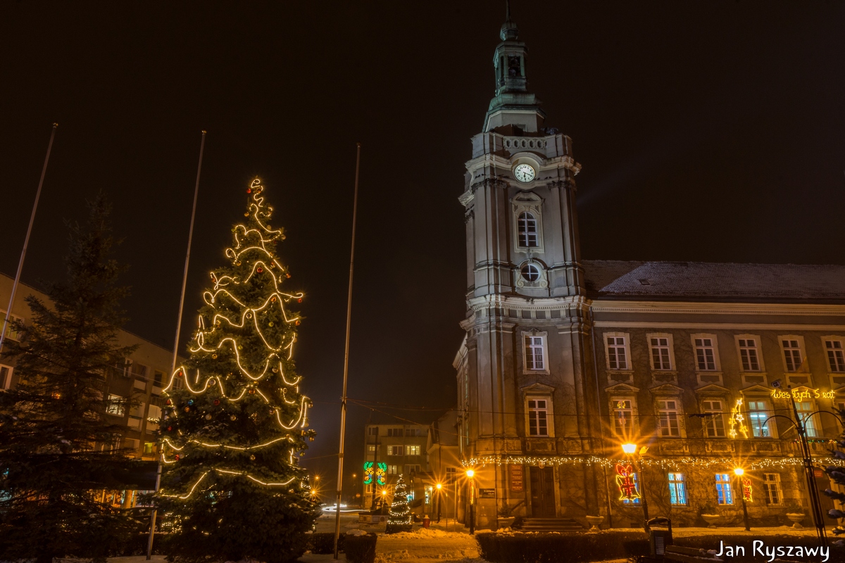 Iluminacje świąteczne w Szprotawie