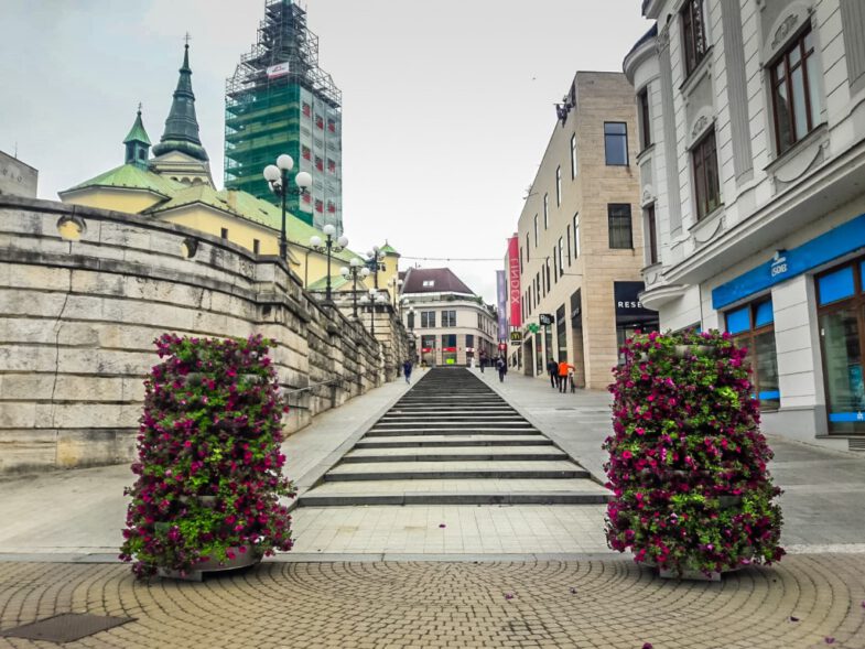 YLINA słowacja wieże kwiatowe kwietniki miejskie mała architektura terra 4