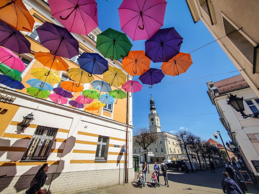 parasolki w Lesznie
