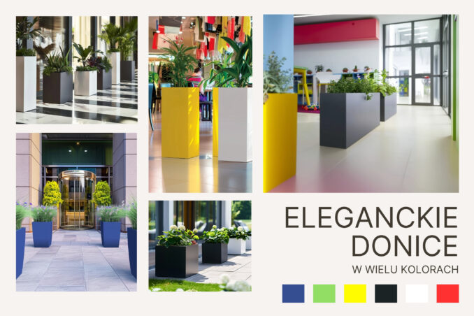 Eleganckie donice w minimalistycznym stylu - kolekcje dopasowanych do każdej przestrzeni!